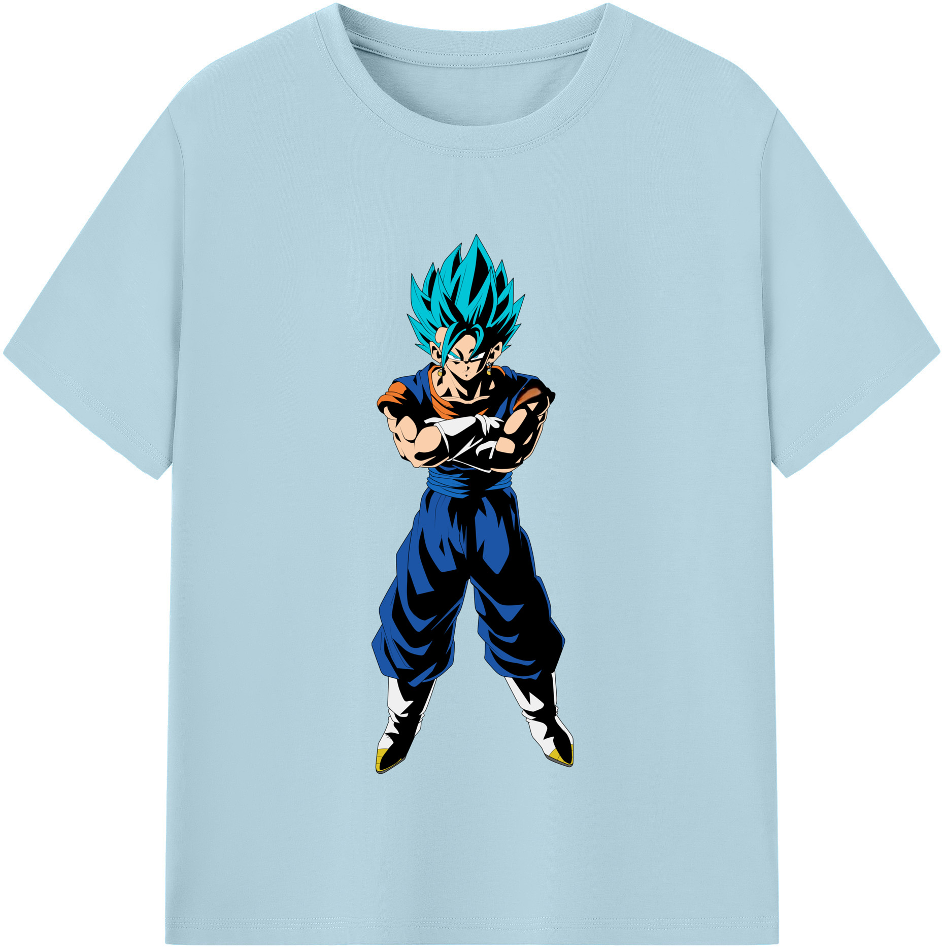 （画像用） ドラゴンボール ベジット DRAGON BALL Vegetto 綿100％半袖Tシャツ（フロントプリント）